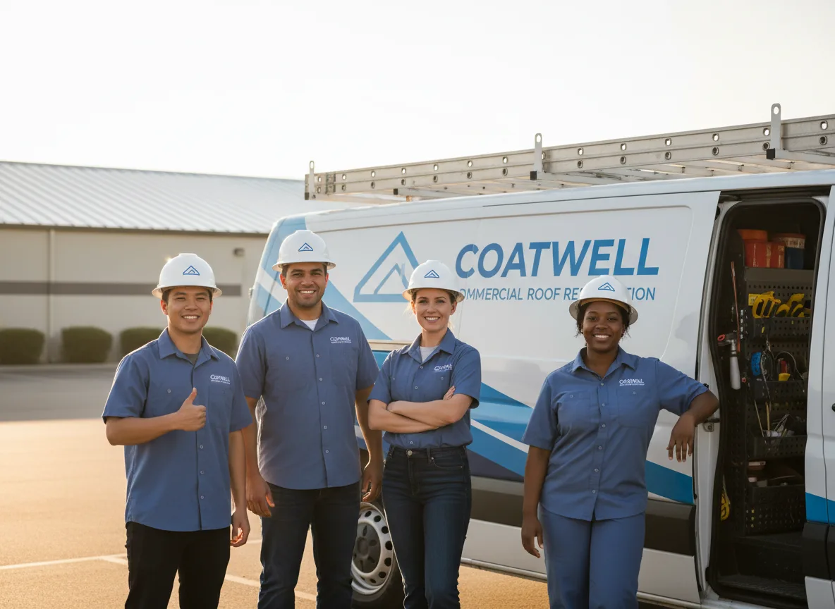 Commercial roof coating company in Widener, AR